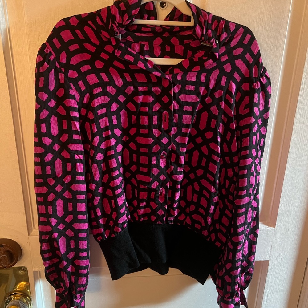 Vintage high neck top